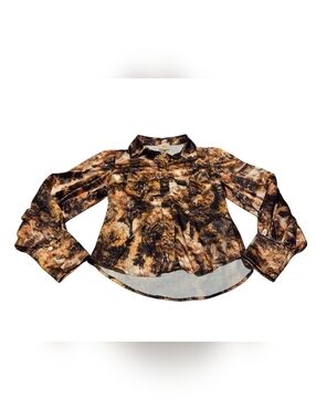 Women’s Small Buckle Exclusive Sterling & Stitch Glitz Satin Blouse